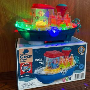 Transparent Gear Land Ship Toy for Kids”